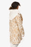 Mr & Mrs Italy White/Gold Embroidered Coat Size XS