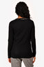 Burberry Black Wool Cashmere Blend Cardigan Size M