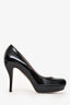 Gucci Black Patent Leather Platform Pumps Size 37