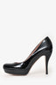 Gucci Black Patent Leather Platform Pumps Size 37