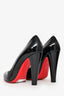 Christian Louboutin Black Patent 'Fifi' 100 Pumps Size 37.5