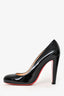 Christian Louboutin Black Patent 'Fifi' 100 Pumps Size 37.5