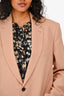 Dries van Noten Tan Wool Single Breasted Oversized Blazer Size 50
