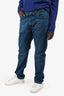 Valentino Dark Blue Wash Denim Slim Fit Jeans Size 36 Mens