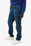Valentino Dark Blue Wash Denim Slim Fit Jeans Size 36 Mens