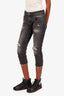 R13 Dark Grey Distressed Jeans Size 28