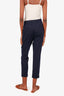 Judith & Charles Navy Wool Pinstripe Pants Size 6