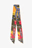 Hermès Multicolour Silk Belt Printed Twilly