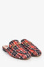 Gucci Blue/Red Tweed Horsebit Loafers Size 37