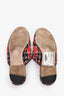 Gucci Blue/Red Tweed Horsebit Loafers Size 37