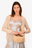 Bottega Veneta Beige Intrecciato Leather Mini Jodie
