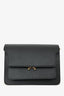 Marni Black Saffiano Leather Medium Trunk Crossbody Bag