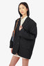 Acne Black Wool Oversized Blazer Size 36