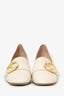 Gucci Cream Leather Block Heeled Shoes sz 39 (As Is)