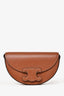 Celine 2022 Brown Leather Triomphe Besace Crossbody Bag