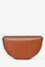 Celine 2022 Brown Leather Triomphe Besace Crossbody Bag