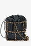 Pre-Loved Chanel™ 2019-20 Black Lambskin Bucket Bag