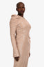 Eliya The Label Beige Sequined 'Nicole' Gown Size L
