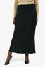 Donna Karen Black Stretchy Midi Skirt Size L