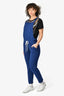 Monrow Navy Sleeveless Jumpsuit Size M