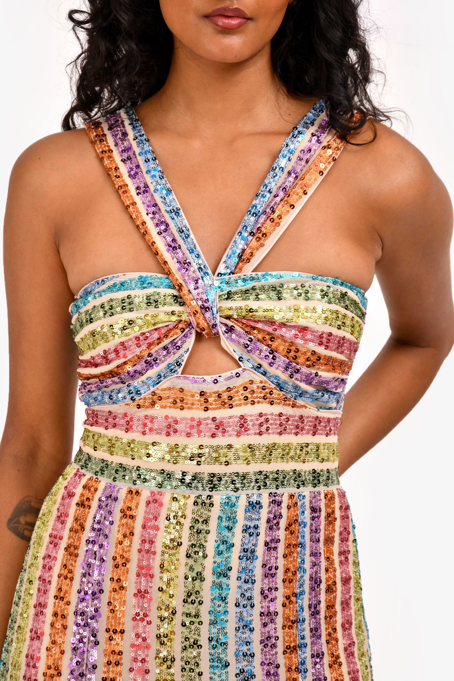 saylor eli sequin column dress SAYLOR Eli Sequin Column Dress NWT, Size M MSRP $340