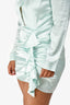 Amanda Uprichard Light Blue 'Deluca' Mini Dress Size L