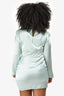 Amanda Uprichard Light Blue 'Deluca' Mini Dress Size L