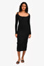 Elliatt Black 'Marisol' Knit Midi Dress Size S