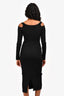 Elliatt Black 'Marisol' Knit Midi Dress Size S