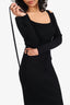 Elliatt Black 'Marisol' Knit Midi Dress Size M