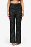 Bardot Black Sequined 'Celestial' Top/Pants Set Size XS