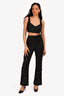 Bardot Black Sequined 'Celestial' Top/Pants Set Size M