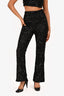 Bardot Black Sequined 'Celestial' Top/Pants Set Size M