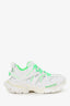 Balenciaga White/Green Mesh 'Track' Sneaker Size 35