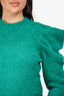 Isabel Marant Green Mohair/Wool Sleeve Detailed Sweater Size 34