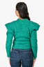 Isabel Marant Green Mohair/Wool Sleeve Detailed Sweater Size 34