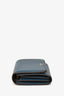 Mulberry Blue Leather Compact Wallet