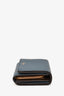 Mulberry Blue Leather Compact Wallet