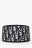 Christian Dior Navy Oblique Canvas Headband