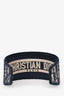 Christian Dior Navy Oblique Canvas Headband