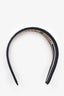 Christian Dior Navy Oblique Canvas Headband
