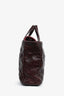 Pre-Loved Chanel™ 2009/10 Burgundy Leather Quilted CC 'Portobello' Tote Bag