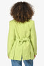 Jacquemus Neon Green Linen Single Breasted Blazer Size 32 with Tags