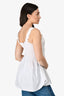 Alexander Wang White Button Up Sleeveless Top Size L (As Is)