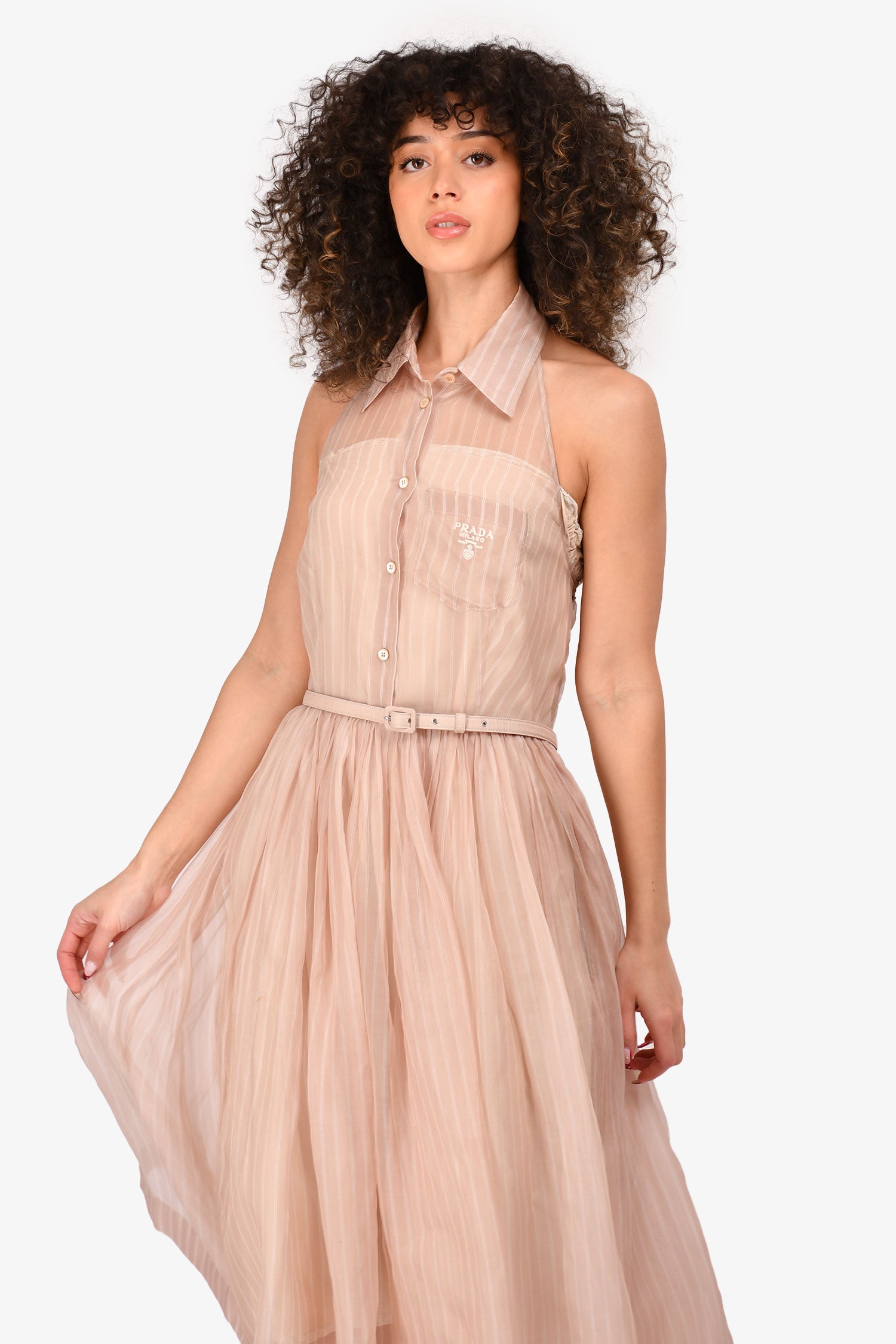 prada sheer dress Prada Mesh Dress