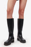 Louis Vuitton Black Rubber Monogram Rain Boots Size 40 (As Is)
