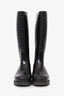 Louis Vuitton Black Rubber Monogram Rain Boots Size 40 (As Is)