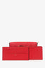 Louis Vuitton Red Leather Felicie Pochette