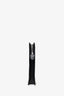 Mark Cross Black Leather-Trimmed Monogram Pouch