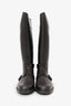 Givenchy Dark Brown Rubber Knee High Riding Boot Size 40
